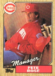 1987 Topps Baseball Cards      393     Pete Rose MG/TC